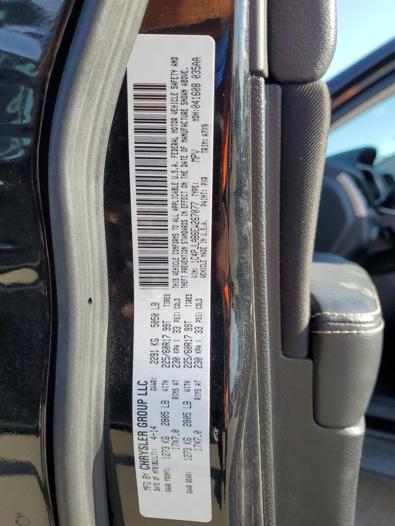 1C4PJLAB6EW267077 - 2014 JEEP CHEROKEE SPORT BLACK photo 13