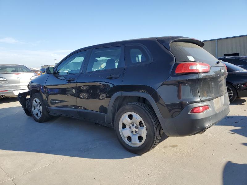 1C4PJLAB6EW267077 - 2014 JEEP CHEROKEE SPORT BLACK photo 2