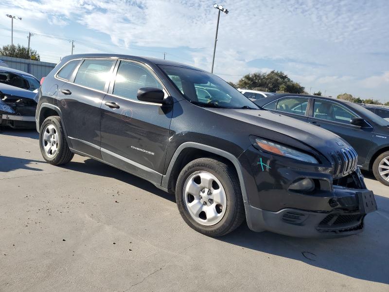 1C4PJLAB6EW267077 - 2014 JEEP CHEROKEE SPORT BLACK photo 4