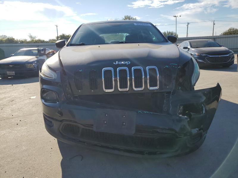 1C4PJLAB6EW267077 - 2014 JEEP CHEROKEE SPORT BLACK photo 5