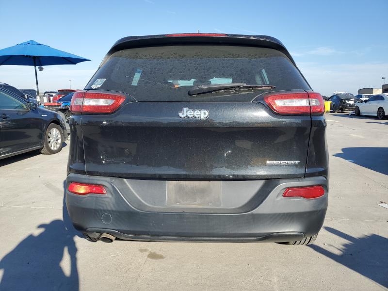 1C4PJLAB6EW267077 - 2014 JEEP CHEROKEE SPORT BLACK photo 6