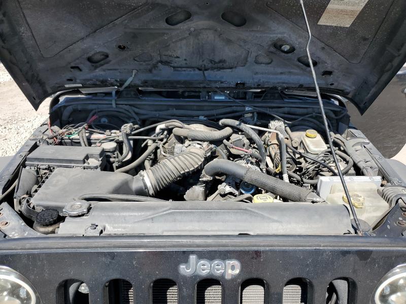 1J4FA24167L149456 - 2007 JEEP WRANGLER X أسود صورة 11