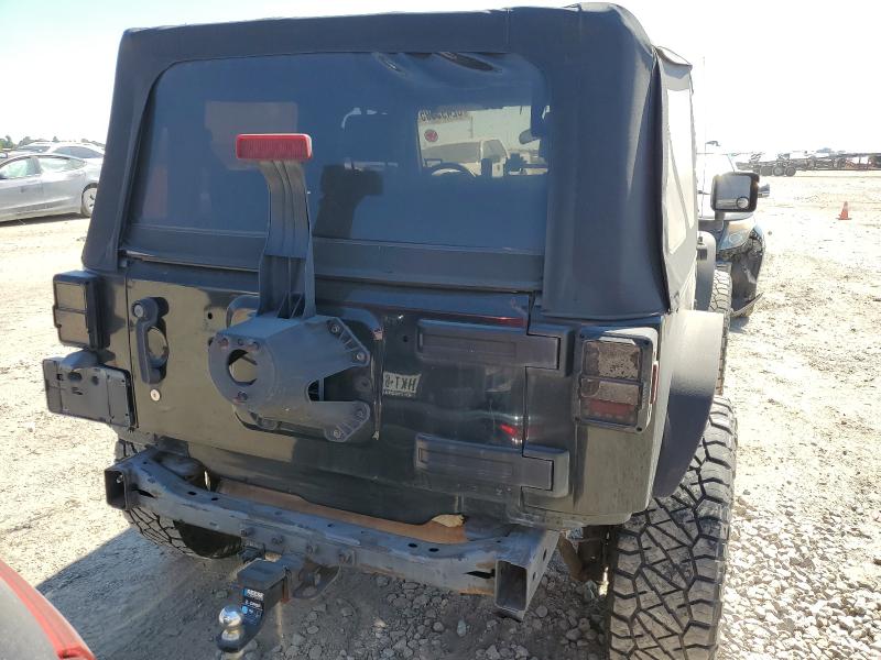 1J4FA24167L149456 - 2007 JEEP WRANGLER X أسود صورة 6