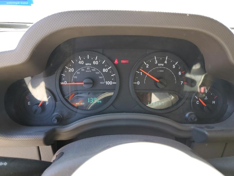 1J4FA24167L149456 - 2007 JEEP WRANGLER X أسود صورة 9