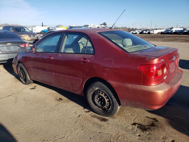 1NXBR32E15Z539909 - 2005 TOYOTA COROLLA CE RED photo 2