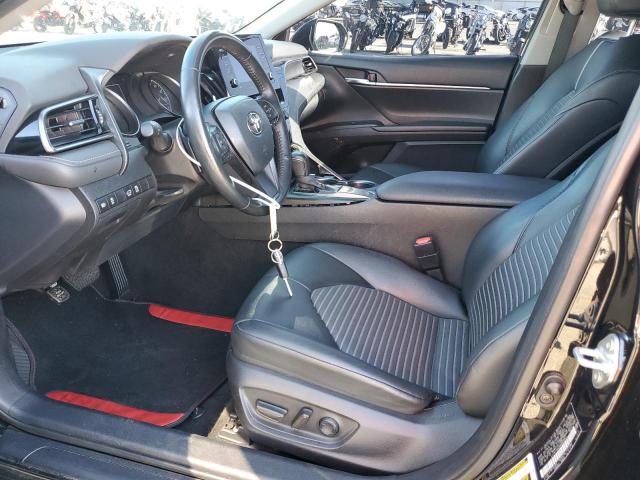 4T1G11AK9NU070822 - 2022 TOYOTA CAMRY SE BLACK photo 7