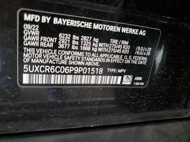 5UXCR6C06P9P01518 - 2023 BMW X5 XDRIVE40I GRAY photo 13