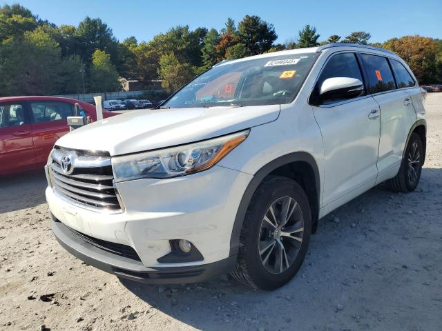 2016 TOYOTA HIGHLANDER XLE, 