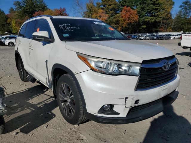 5TDJKRFH2GS264571 - 2016 TOYOTA HIGHLANDER XLE Սպիտակ լուսանկար 4