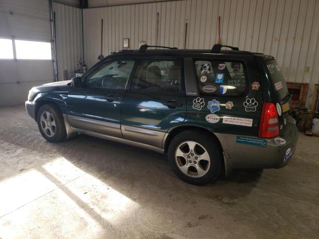 JF1SG65694G765523 - 2004 SUBARU FORESTER 2.5XS Зеленый фото 2