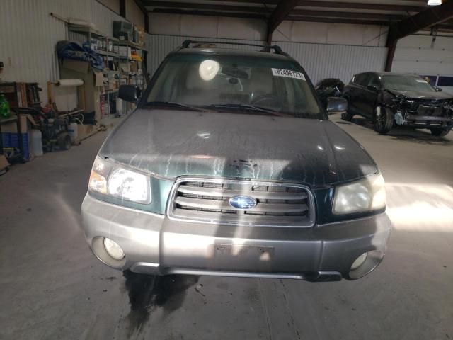 JF1SG65694G765523 - 2004 SUBARU FORESTER 2.5XS Зеленый фото 5