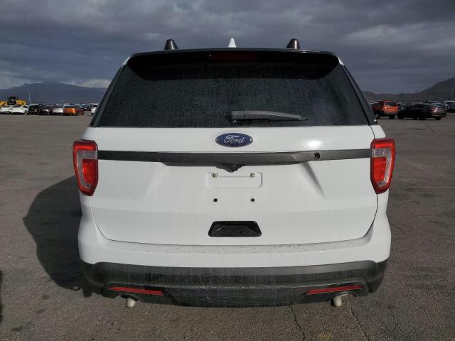 1FM5K8AR7HGE01247 - 2017 FORD EXPLORER POLICE INTERCEPTOR WHITE photo 6