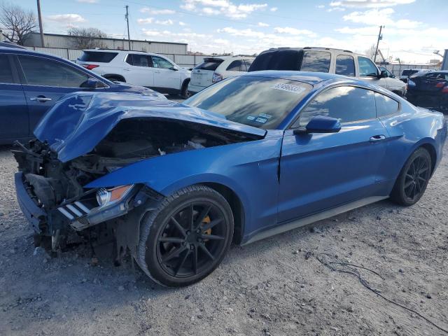 1FA6P8AM5H5263370 - 2017 FORD MUSTANG BLUE photo 1