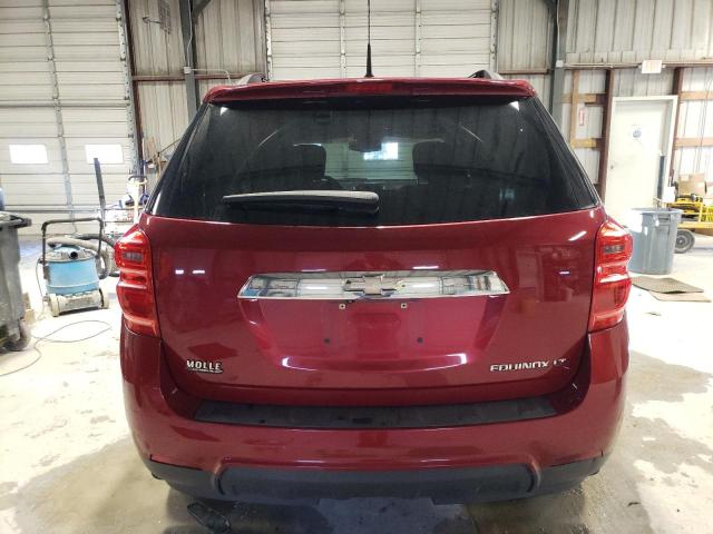 2GNALDEKXC1310850 - 2012 CHEVROLET EQUINOX LT MAROON photo 6