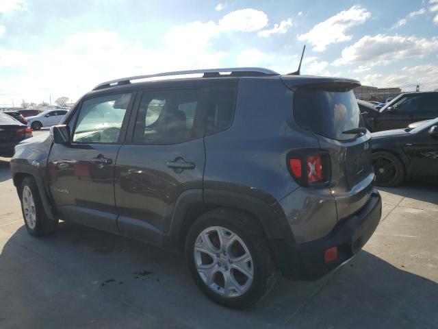 ZACCJADB5JPG68531 - 2018 JEEP RENEGADE LIMITED GRAY photo 2