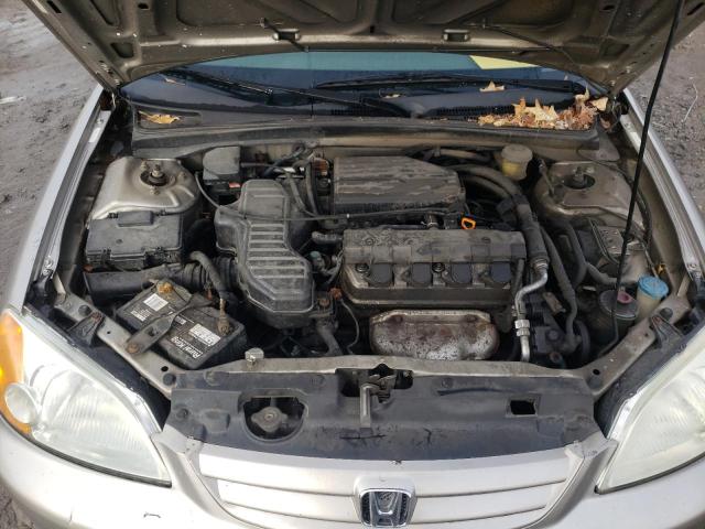 1HGES26783L015432 - 2003 HONDA CIVIC EX SILVER photo 11