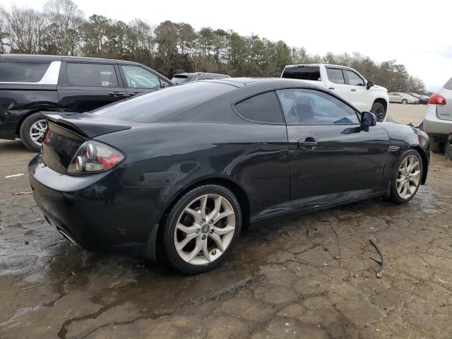 KMHHN66F37U248860 - 2007 HYUNDAI TIBURON GT BLACK photo 3