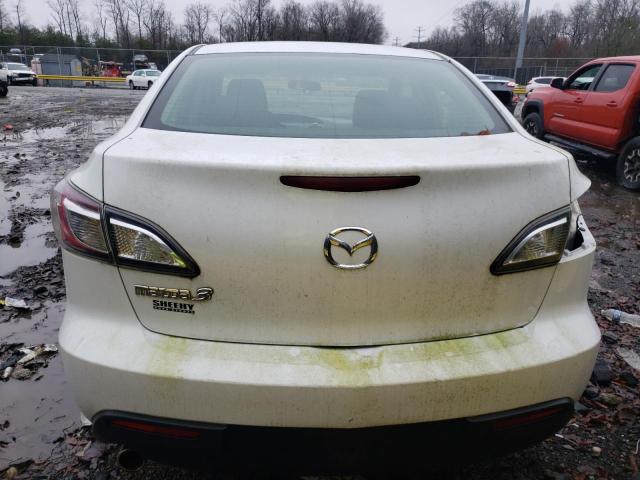 JM1BL1SG4A1173547 - 2010 MAZDA 3 I WHITE photo 6