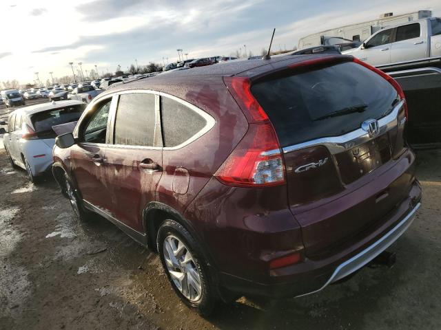 5J6RM4H59FL116687 - 2015 HONDA CR-V EX BURGUNDY photo 2