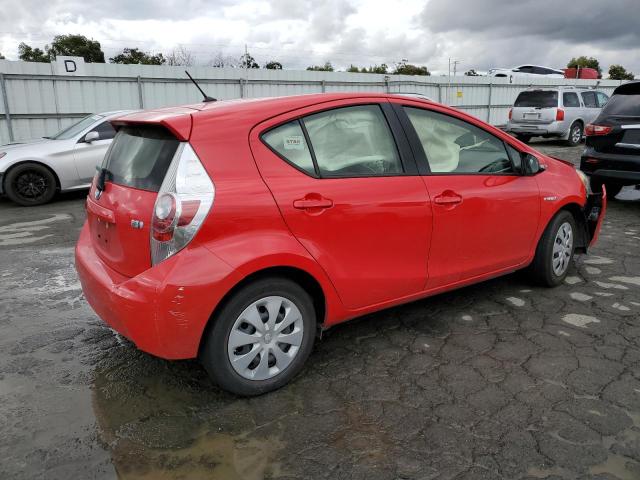 JTDKDTB34E1569568 - 2014 TOYOTA PRIUS C 红色 照片 3