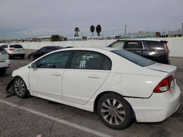 2HGFA1F95AH531812 - 2010 HONDA CIVIC EXL WHITE photo 2