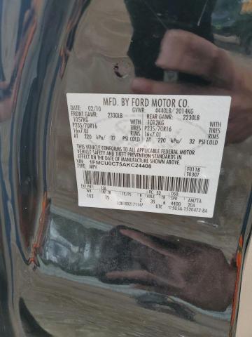 1FMCU0C75AKC24408 - 2010 FORD ESCAPE XLS 黑色 照片 14