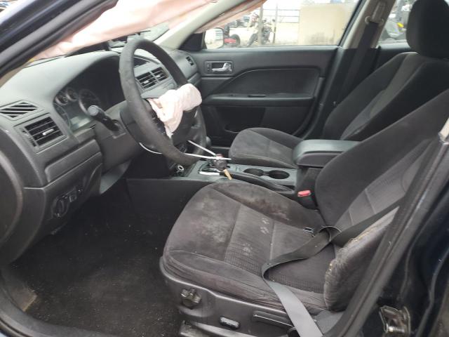 3FAHP07139R148157 - 2009 FORD FUSION SE BLUE photo 7