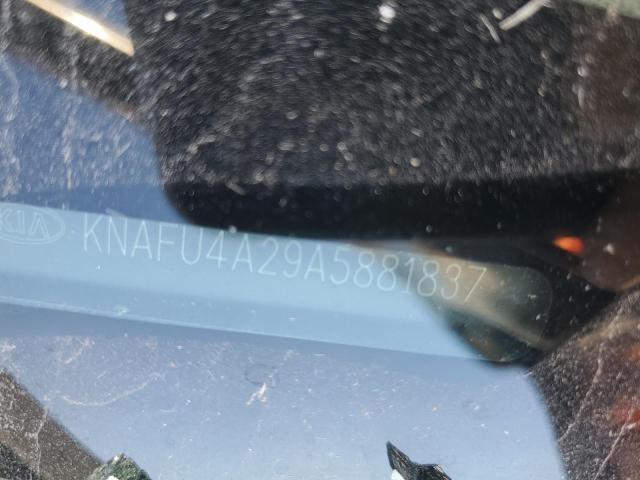 KNAFU4A29A5881837 - 2010 KIA FORTE EX CHARCOAL photo 12