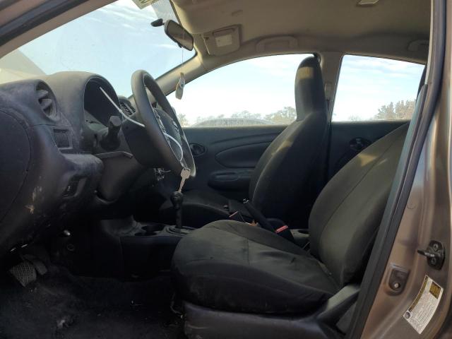 3N1CN7AP8FL853635 - 2015 NISSAN VERSA S GRAY photo 7