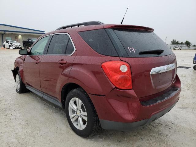 2CNALDEC6B6256011 - 2011 CHEVROLET EQUINOX LT BURGUNDY photo 2