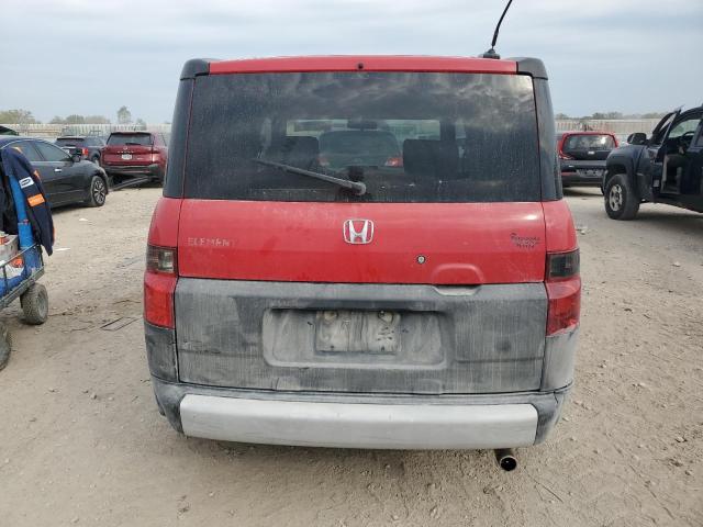 5J6YH17615L014050 - 2005 HONDA ELEMENT EX Rouge photo 6