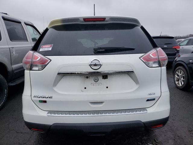 5N1AT2MK4EC812177 - 2014 NISSAN ROGUE S WHITE photo 6