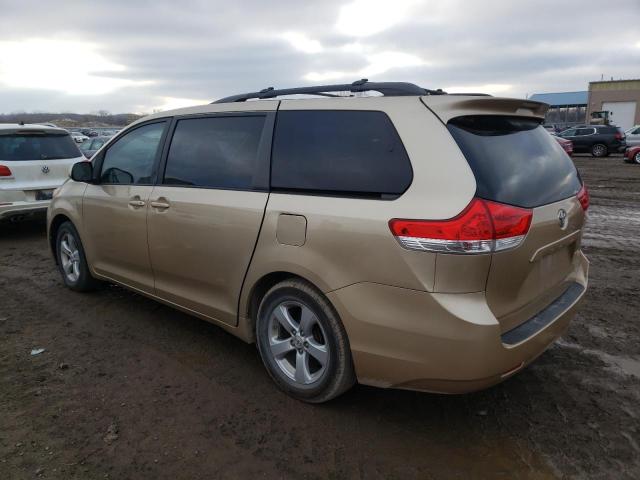 5TDKK3DCXBS043852 - 2011 TOYOTA SIENNA LE TAN photo 2