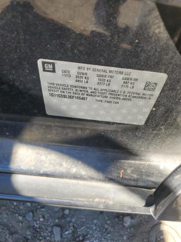 1G11C5SL3EF165487 - 2014 CHEVROLET MALIBU 1LT 黑色 照片 13