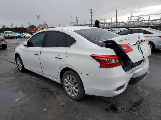 3N1AB7AP2JY326010 - 2018 NISSAN SENTRA S WHITE photo 2