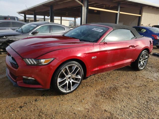 1FATP8FF7G5204946 - 2016 FORD MUSTANG GT RED photo 1