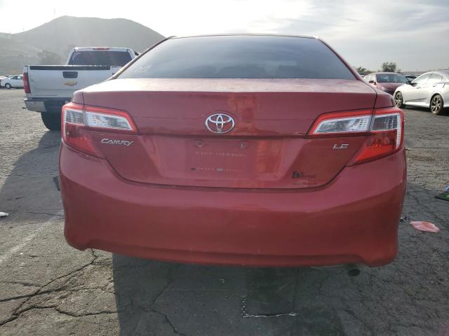 4T1BF1FK4CU596289 - 2012 TOYOTA CAMRY BASE RED photo 6