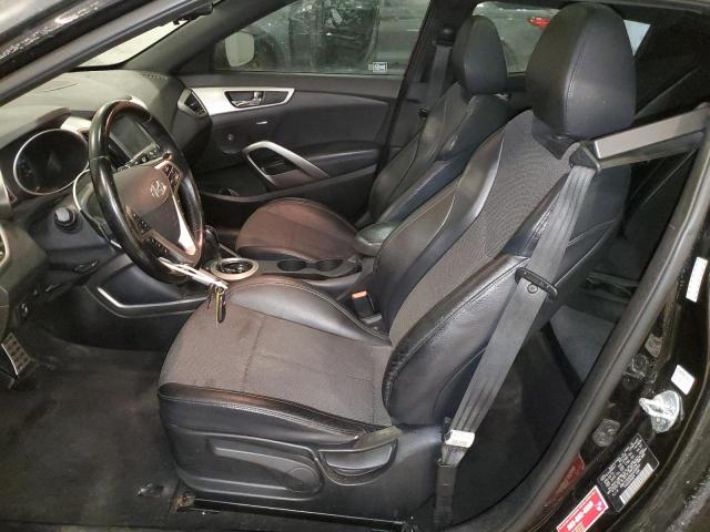 KMHTC6AD4GU259064 - 2016 HYUNDAI VELOSTER BLACK photo 7