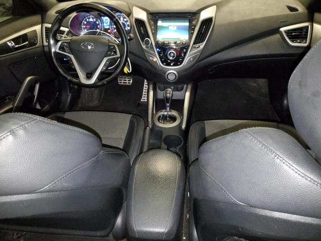 KMHTC6AD4GU259064 - 2016 HYUNDAI VELOSTER BLACK photo 8