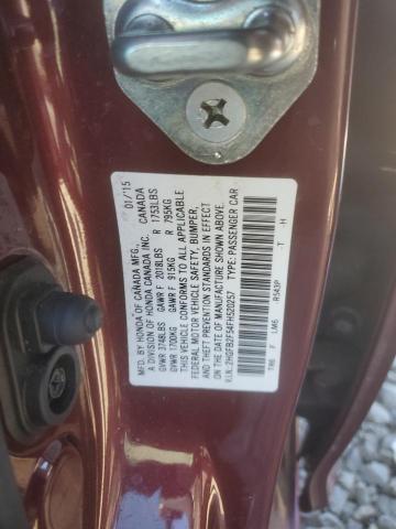 2HGFB2F54FH520257 - 2015 HONDA CIVIC LX BURGUNDY photo 12