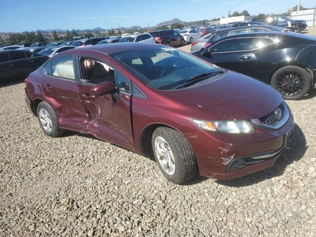 2HGFB2F54FH520257 - 2015 HONDA CIVIC LX BURGUNDY photo 4