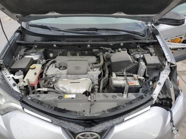 2T3ZFREV0HW373772 - 2017 TOYOTA RAV4 LE SILVER photo 11