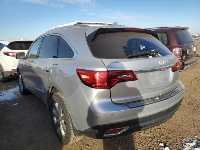 5FRYD4H82EB038250 - 2014 ACURA MDX ADVANCE SILVER photo 2