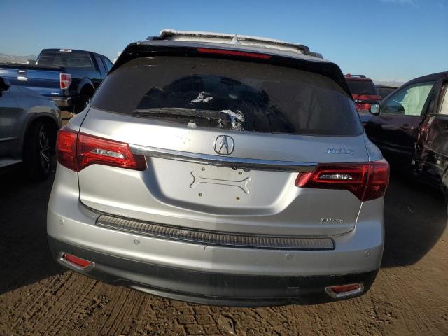 5FRYD4H82EB038250 - 2014 ACURA MDX ADVANCE SILVER photo 6