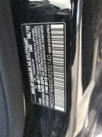 WDDGF8ABXDR250140 - 2013 MERCEDES-BENZ C 300 4MATIC BLACK photo 12