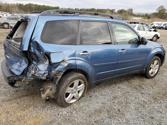 JF2SH64609H741851 - 2009 SUBARU FORESTER 2.5X LIMITED BLUE photo 3