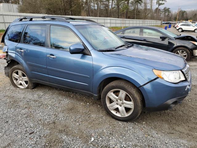 JF2SH64609H741851 - 2009 SUBARU FORESTER 2.5X LIMITED BLUE photo 4