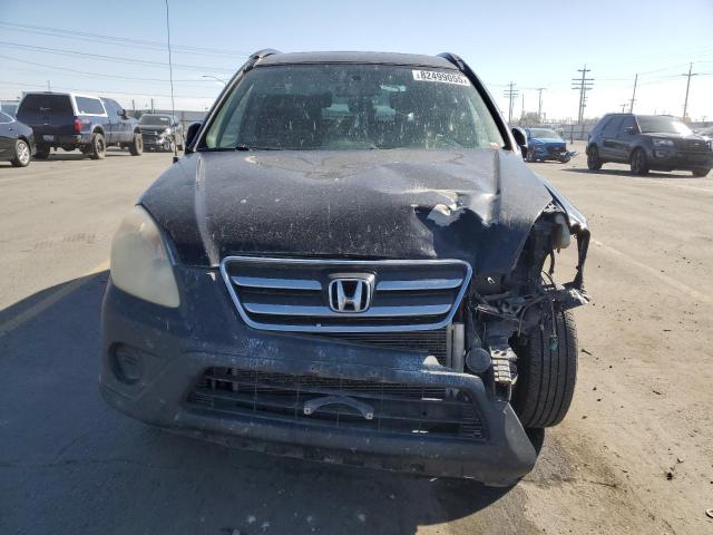 JHLRD78816C032366 - 2006 HONDA CR-V EX BLACK photo 5