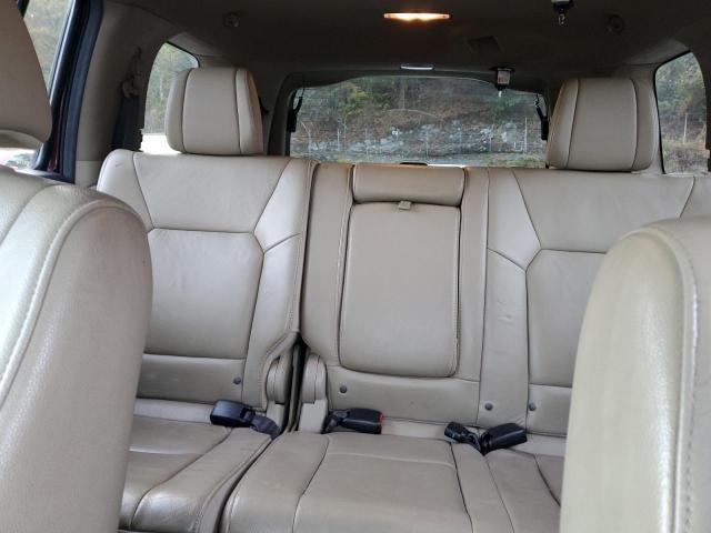 5FNYF4H52CB071134 - 2012 HONDA PILOT EXL MAROON photo 10