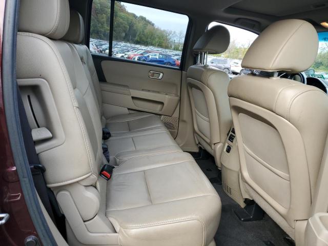 5FNYF4H52CB071134 - 2012 HONDA PILOT EXL MAROON photo 11